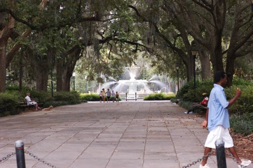 Forsythe Park in historic Savannah.